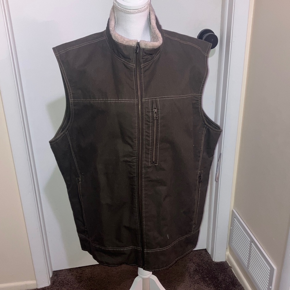Kuhl Men's Brown Burr Vest Lined XXL